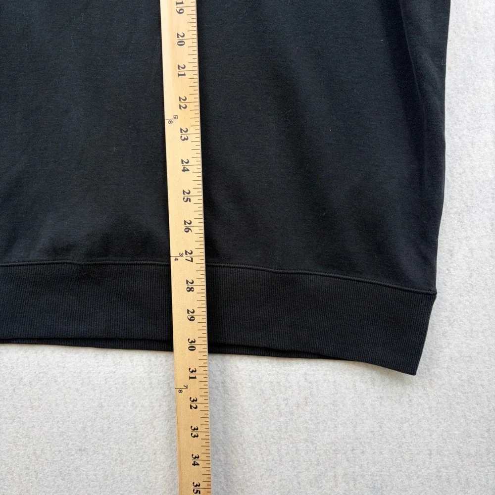 Polo Ralph Lauren Mens XL Quarter Zip Pullover Black Cotton Blend 710890534031